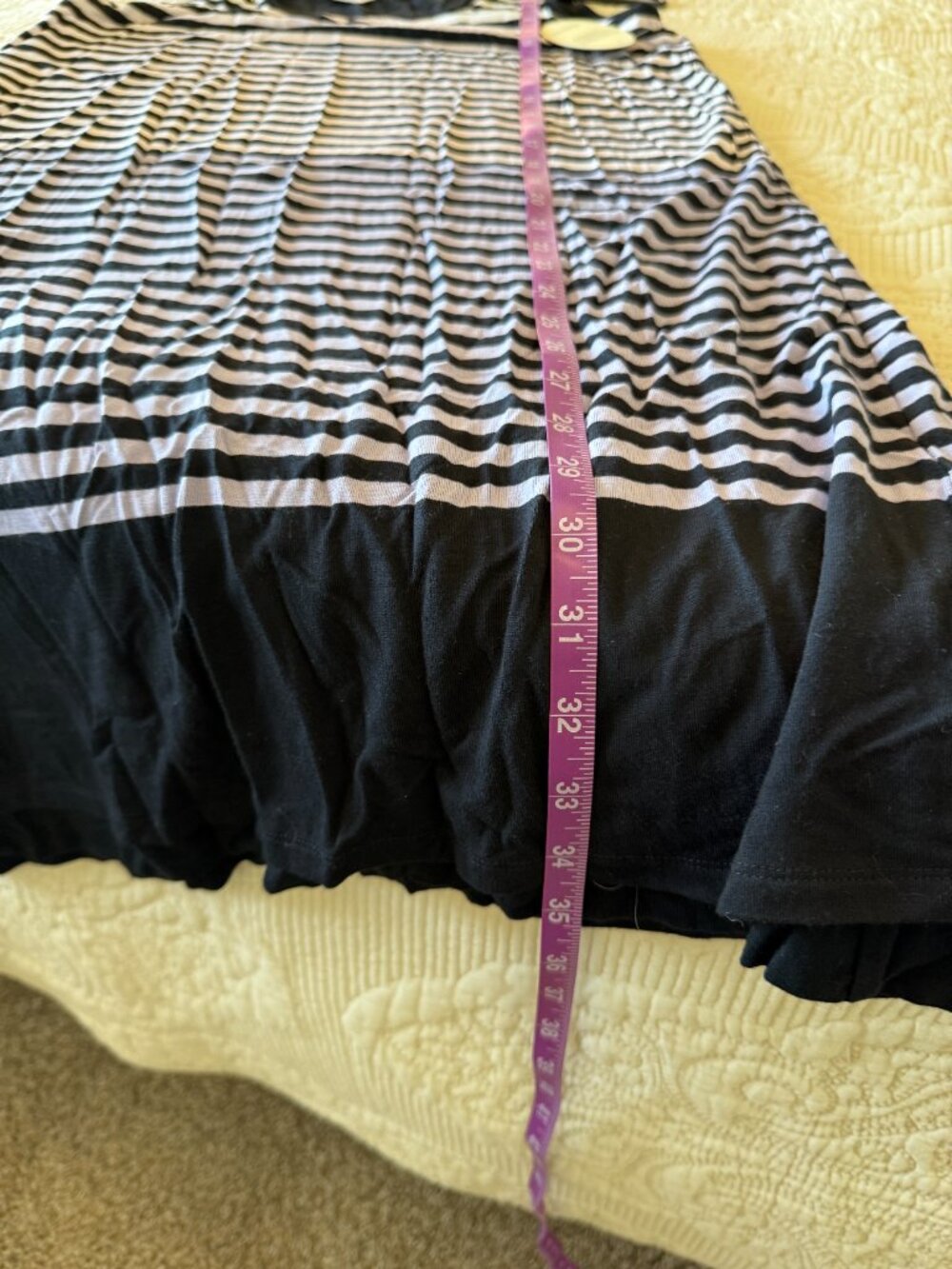 NWT Soma REVERSIBLE sleeveless dress featuring a unique black grey ombre. Size S - Picture 7 of 7